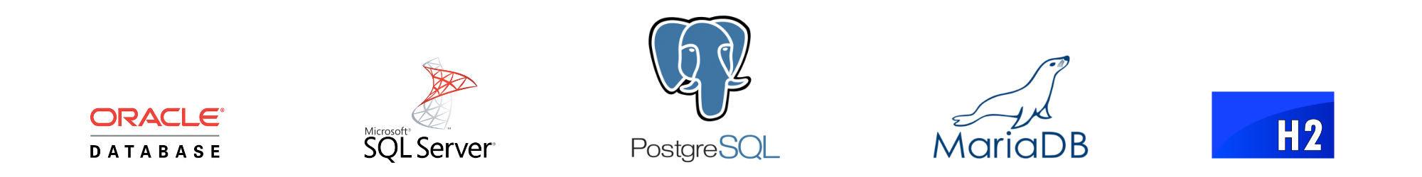 Logo's van de databases